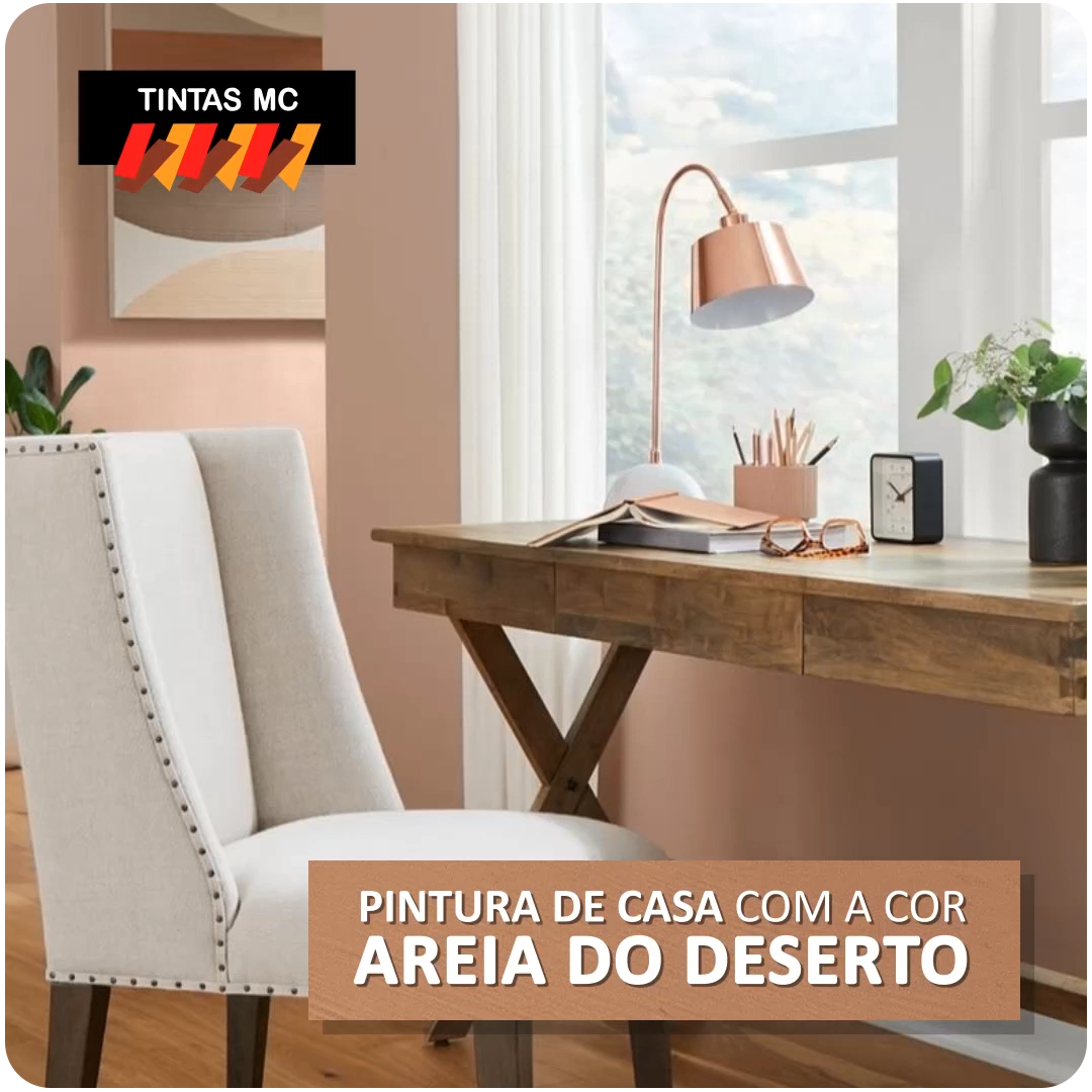 Pintar Paredes da casa com Cor de Areia do Deserto - Crie um ambiente aconchegante e mais neutro!
